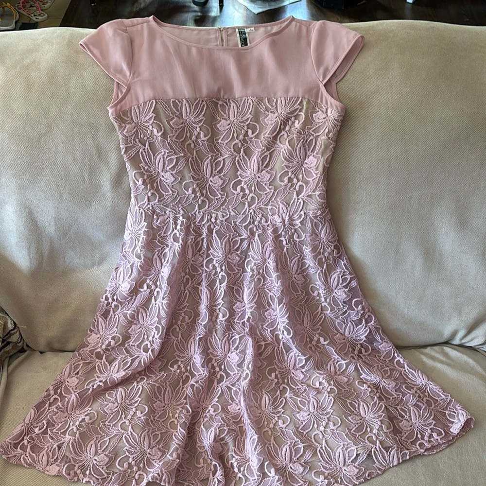 Lace Pink Dress